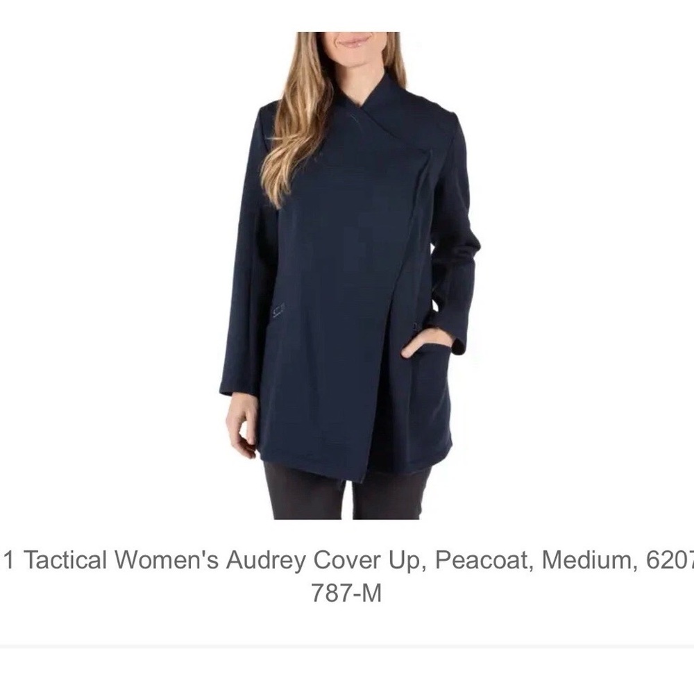 Women’s 5.11 Tactical Cover Up Peacoat Navy Blue - Discontinued